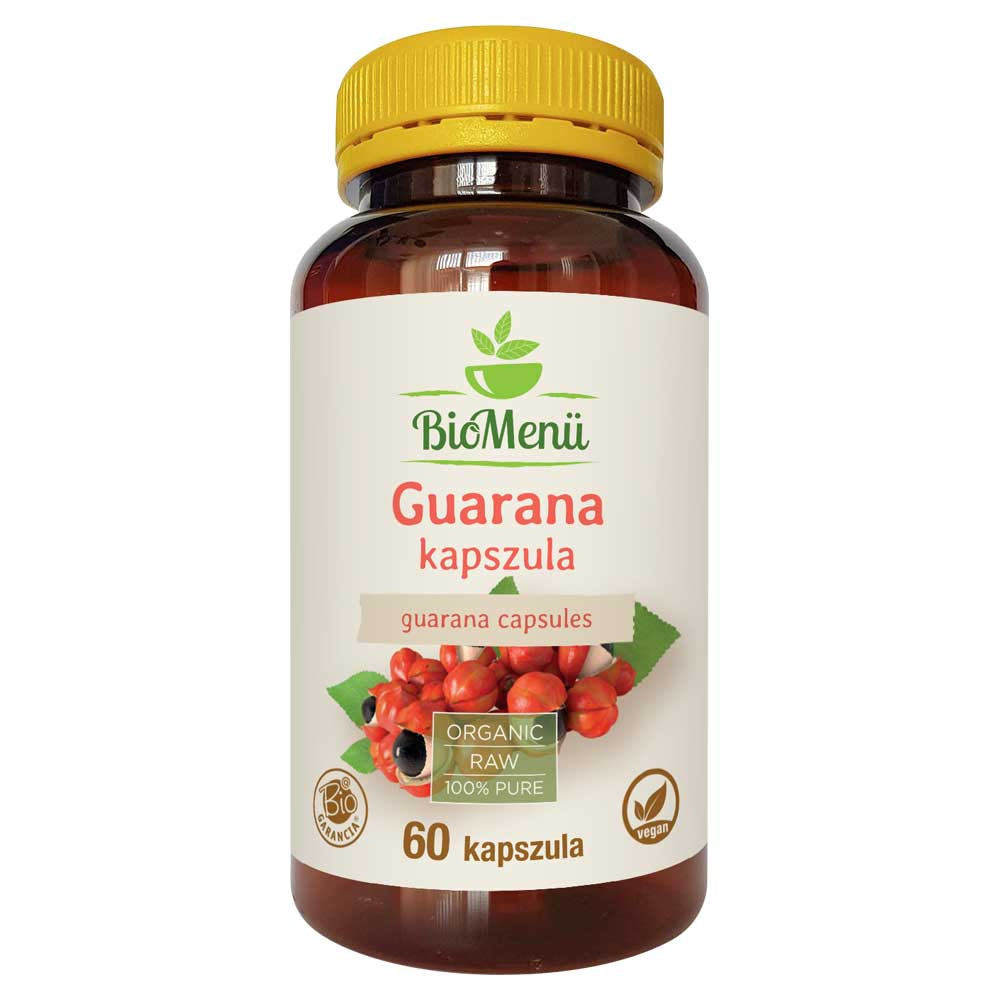 BioMenü bio Guarana capsule 60 buc BioMenü