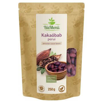 BioMenü bio Cacao boabe Peru 250 g