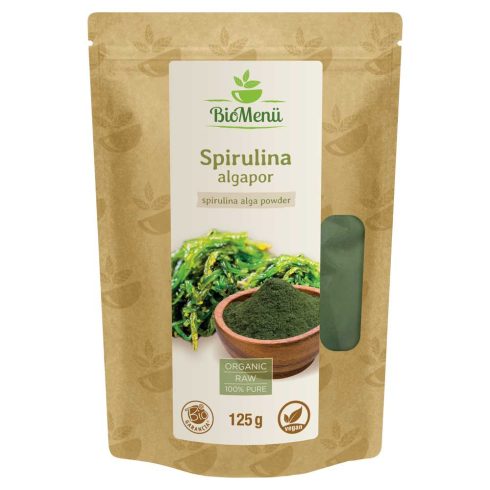 BioMenü bio Spirulina Alga pudră 125 g