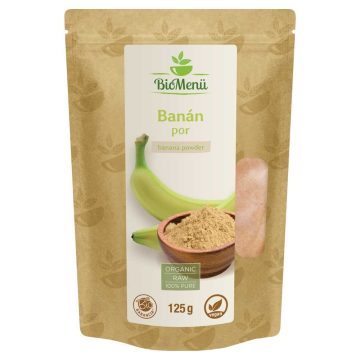 BioMenü bio Banana pudră 125 g APROAPE DE DATA EXPIRĂRII