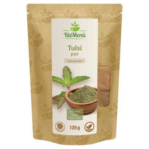 BioMenü bio Tulsi pudră 125 g APROAPE DE DATA EXPIRĂRII