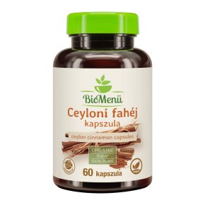 BioMenü bio Scorţişoară de Ceylon capsule 60 buc