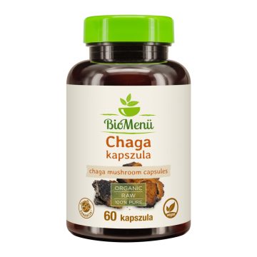   BioMenü bio Chaga ciupercă capsule 60 buc APROAPE DE DATA EXPIRĂRII