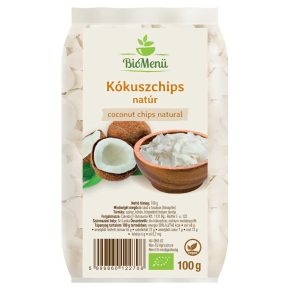 BioMenü Bio Chipsuri de Cocos, natural 100 g